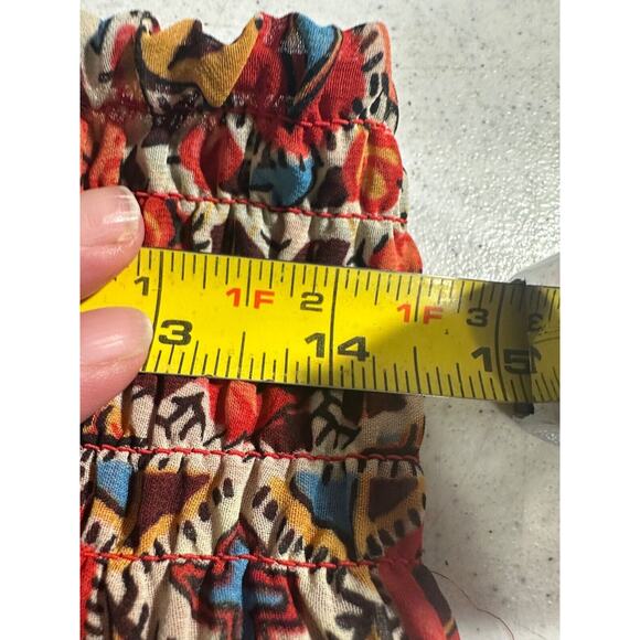 Cache Y2K Maxi Skirt Tiered Gypsy Boho Whimsigoth Festival Size L Pull On B3 - Picture 5 of 6